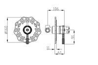 Смеситель ZORG A 105DK-BR