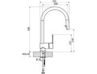 Смеситель ALVEUS ARC 20-P хром